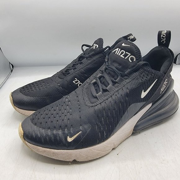 Nike Air Max 270 Womens Size 7 Black Anthracite Running Shoes AH6789-001 - Picture 4 of 12